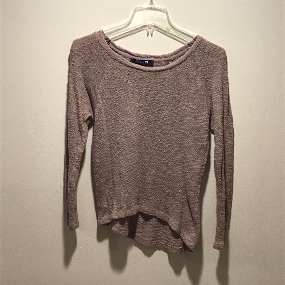 Brown long sleeve. Size small